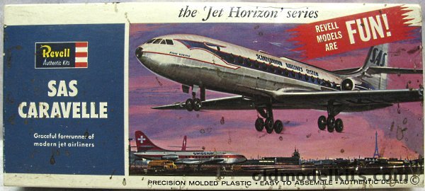 Revell 1/96 SE-210 Caravelle - SAS Airlines Jet Horizon Issue, H241-100 plastic model kit